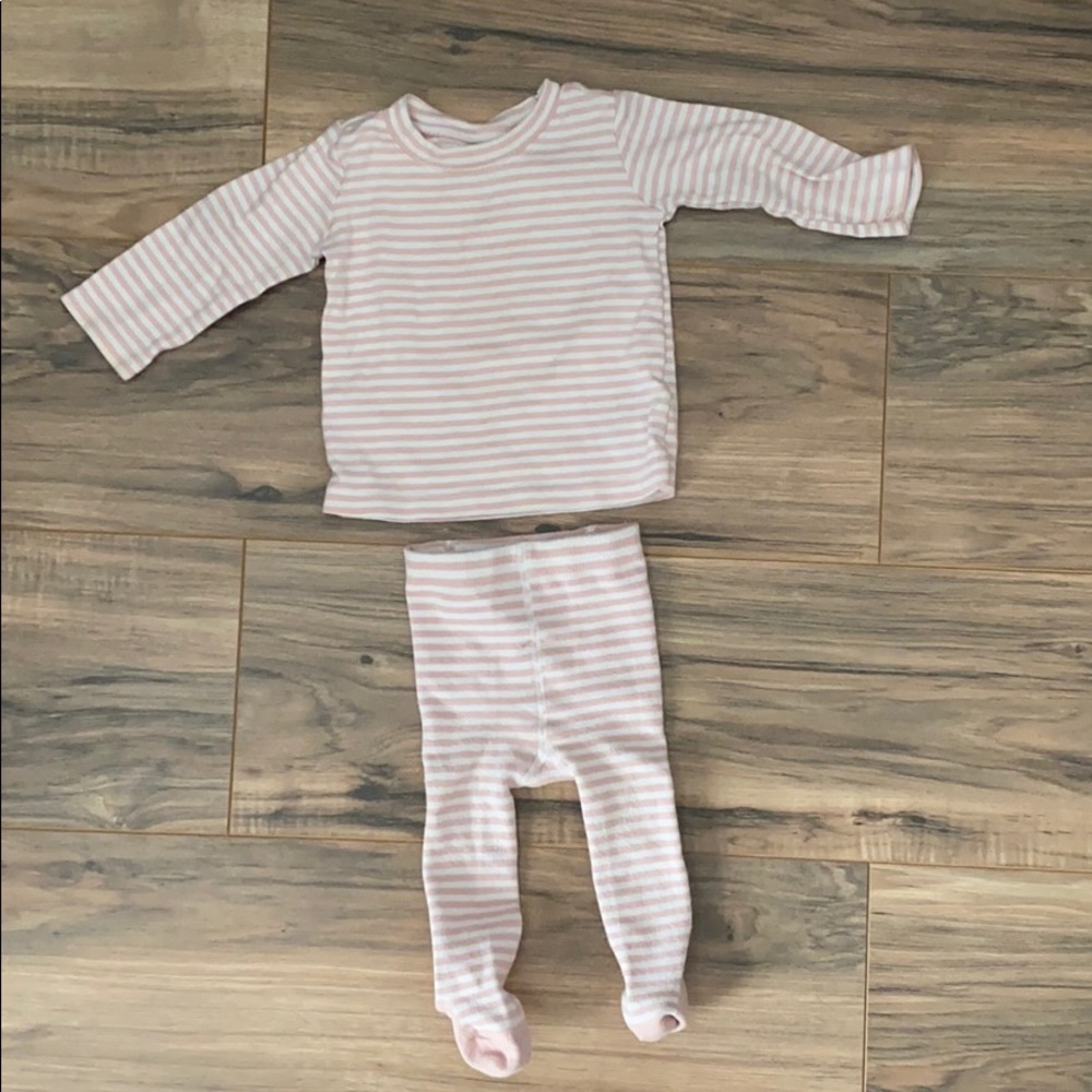 Two piece long sleeve pajama set